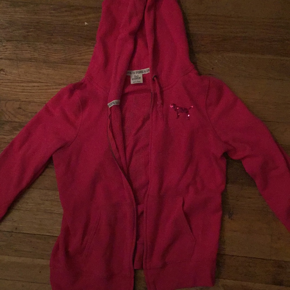 Pink/Victoria Secret Zip up Jacket